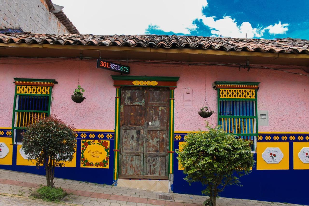 Casa Rosa Hostel Guatapé Exterior foto